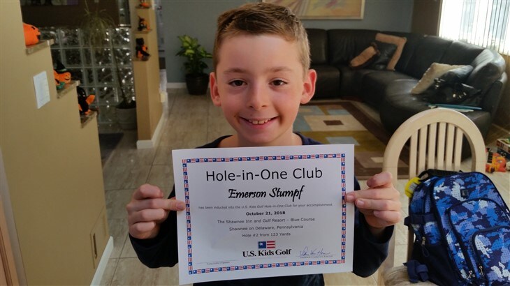 Emerson Stumpf&#39;s 1st ACE @9...!!