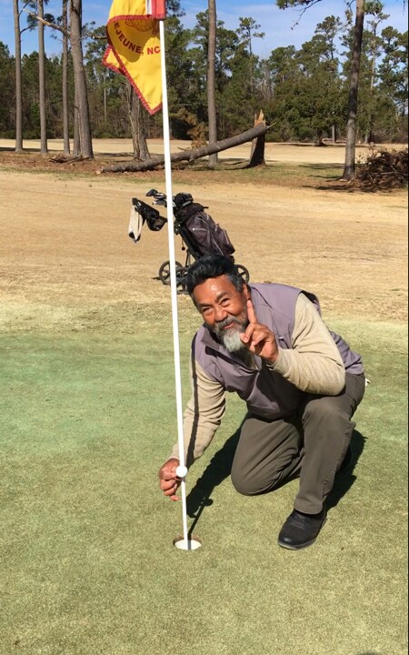Beautiful day in NC for a Hole in One