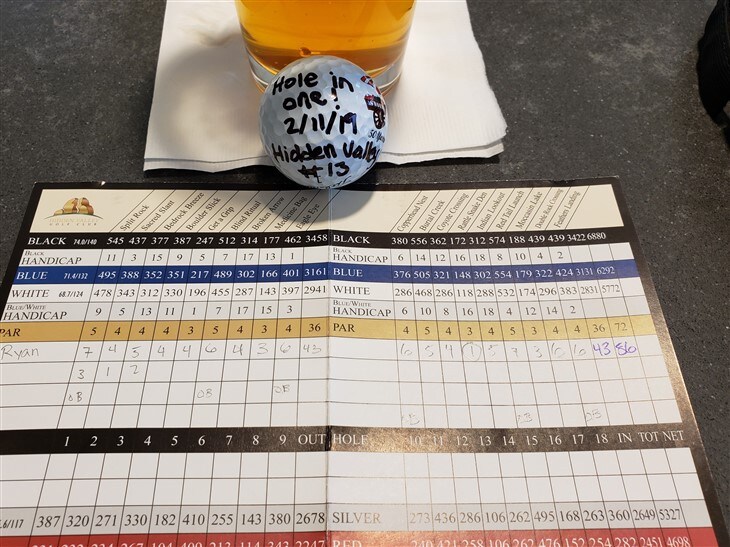 First hole in one
