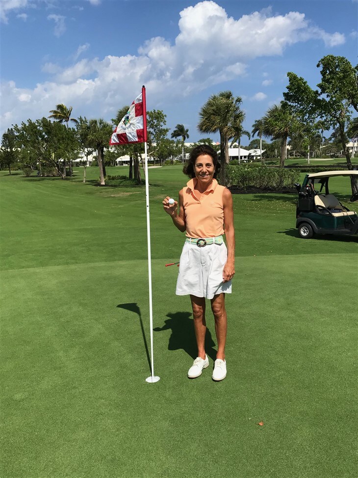 No. 11 ball on the 11th Hole