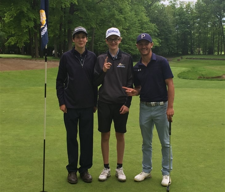 Boys NYS High School golf Championship. Team Titleist