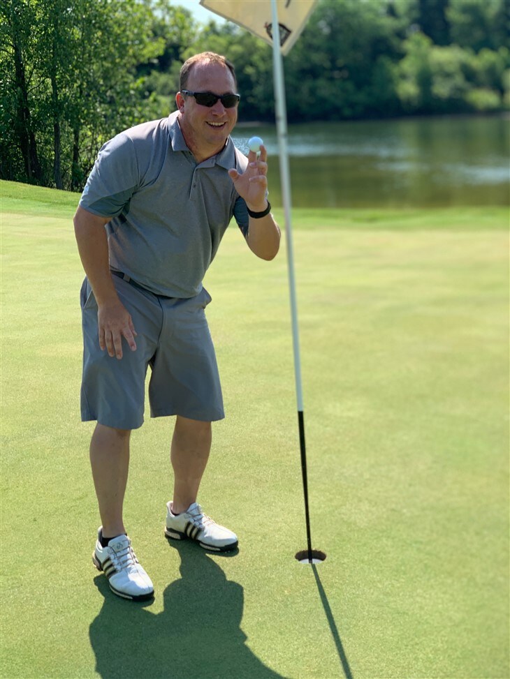 195 yard par 3 hole in one.