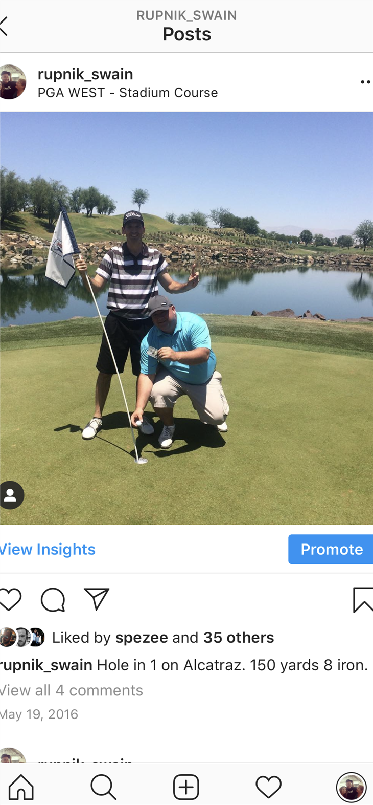 Hole in One on Alcatraz
