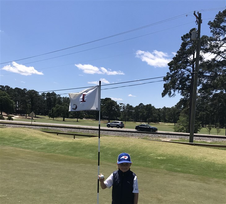 8 Year Old’s First Ace