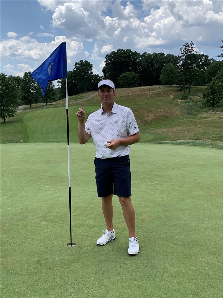 First Hole in One Ever and it came on a Par 4!