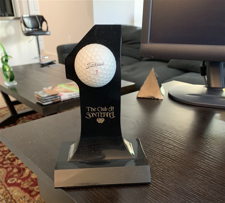 My first hole in one.....
