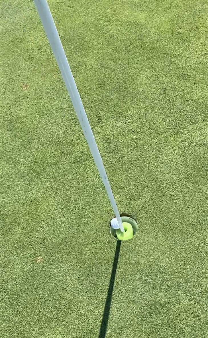 FIRST HOLE AND ONE AND ALL MY BUDDIES SAW IT