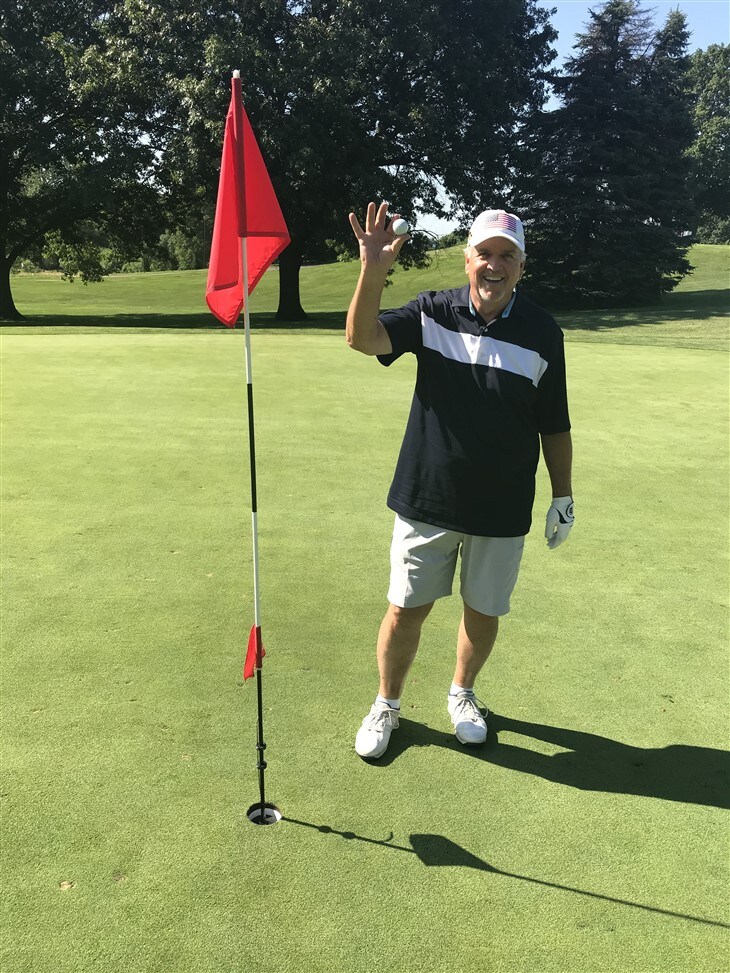 L.R’S First hole in one