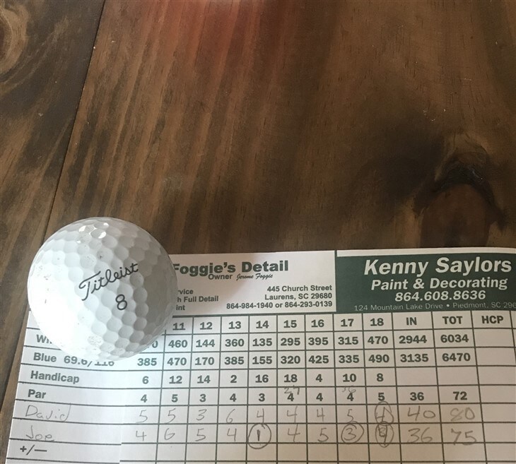 My FIRST hole in one