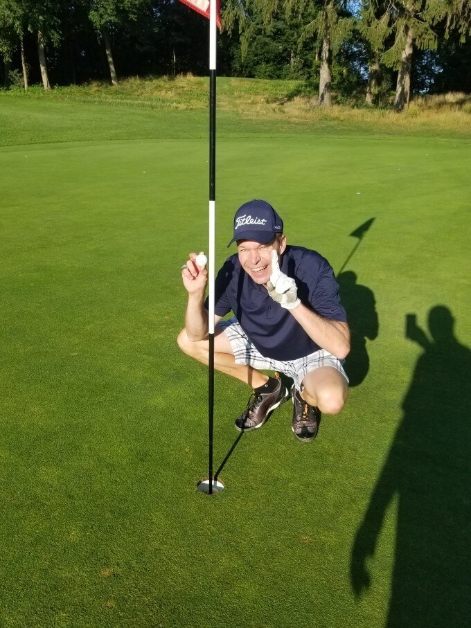 First hole in one