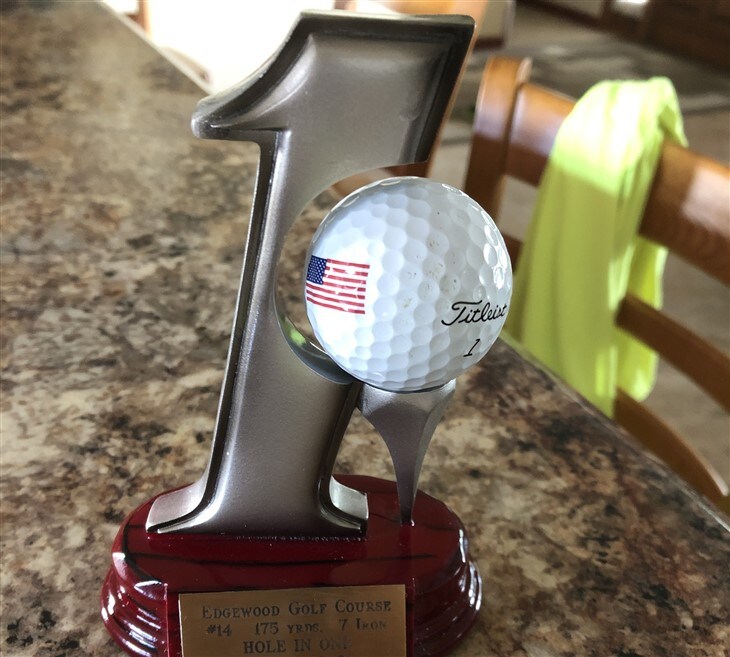 First hole in 1