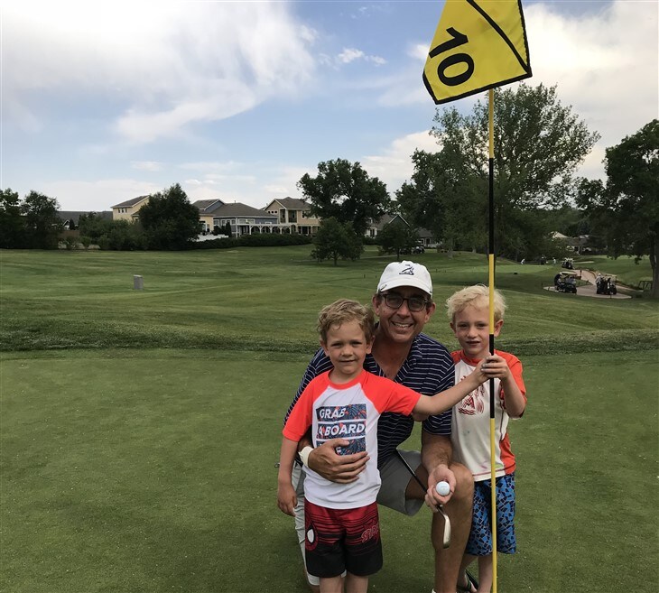 Hole-in-One with my sons