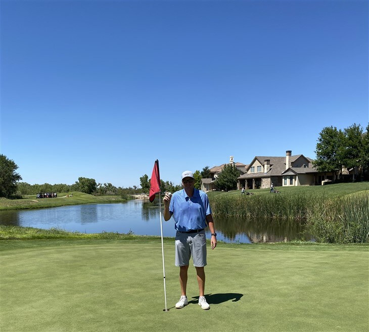 First ever hole in one.
