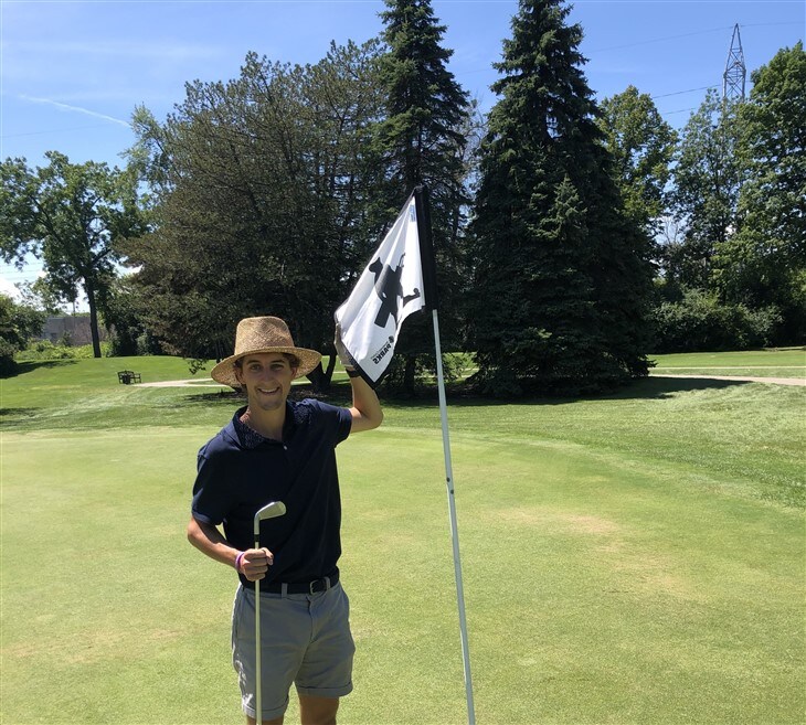 The smoothest 5 iron of my life