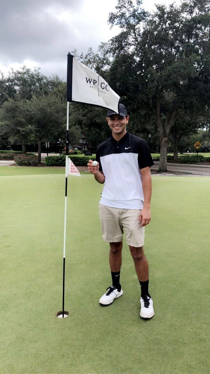 FIRST HOLE IN ONE AT 23yr