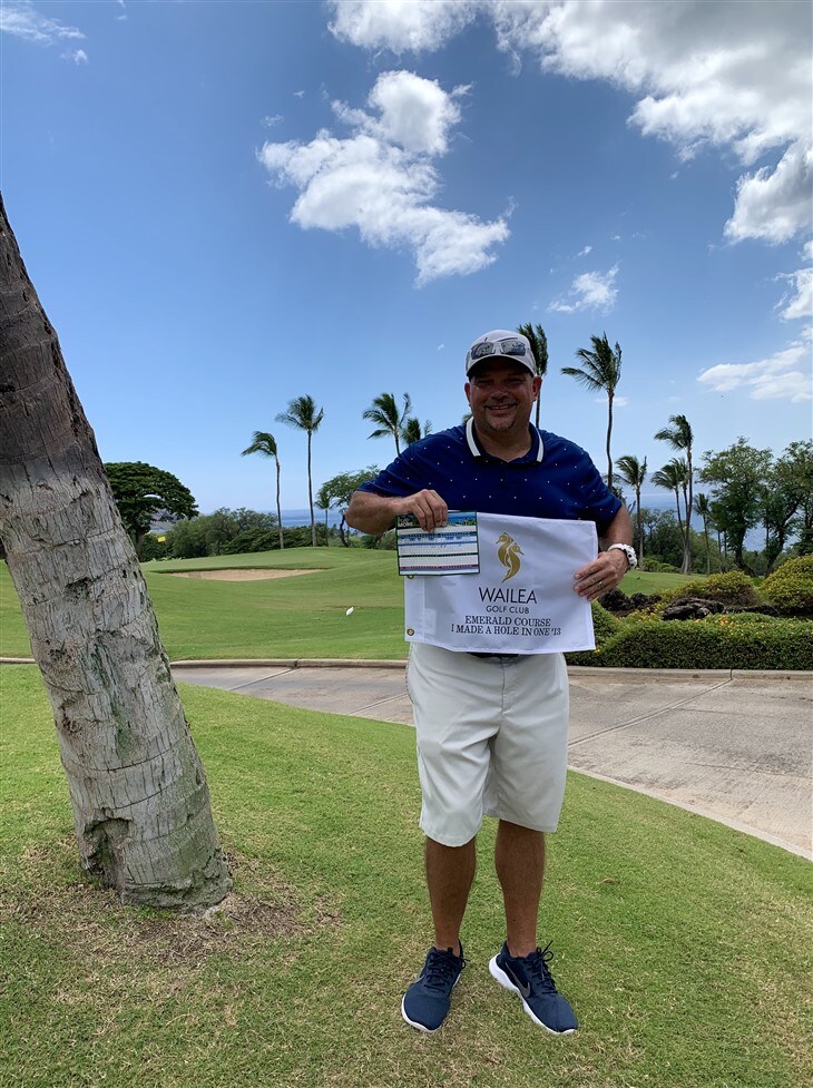 Wailea Golf Club, Emerald course hole in one