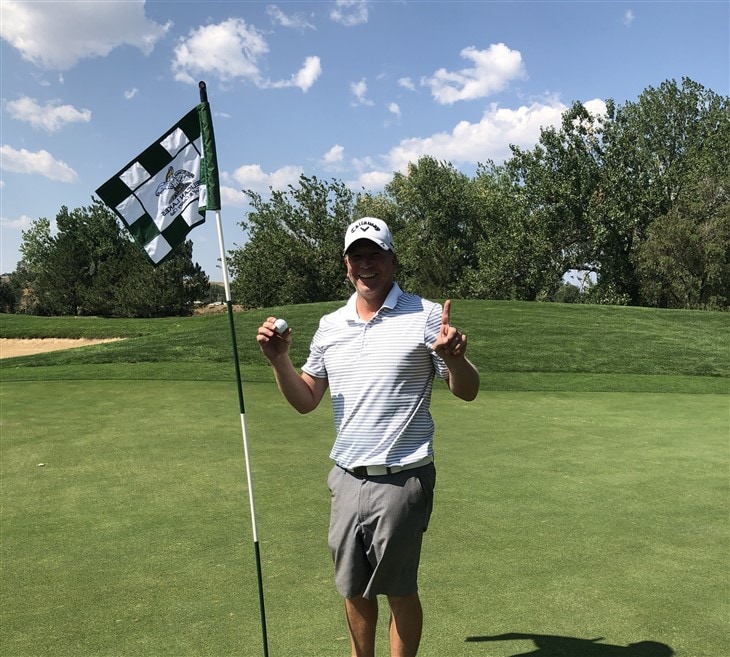First hole in one!