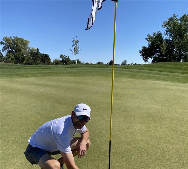 First hole in one at the new City Park Golf Course