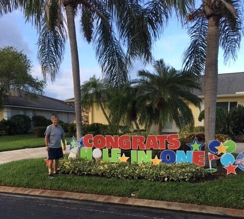 My first Hole in one.