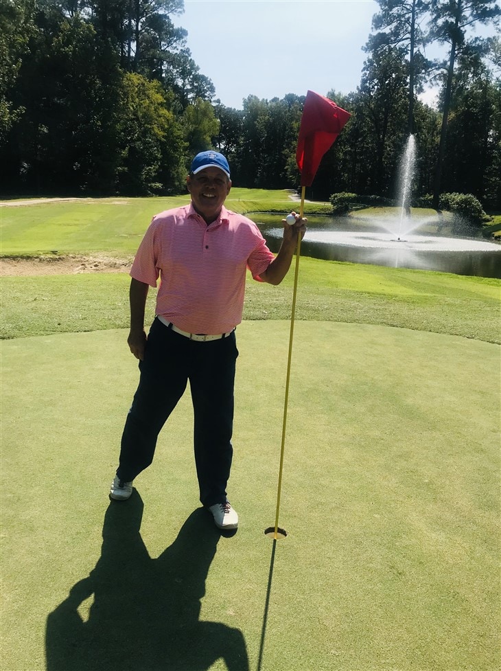 1st hole in 1