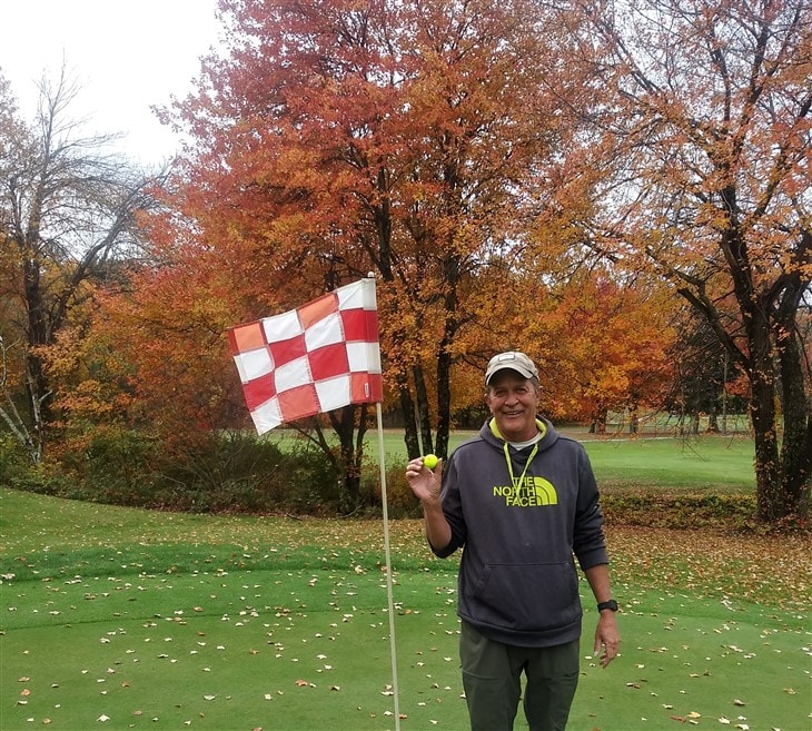 Hole-in-one at 61!