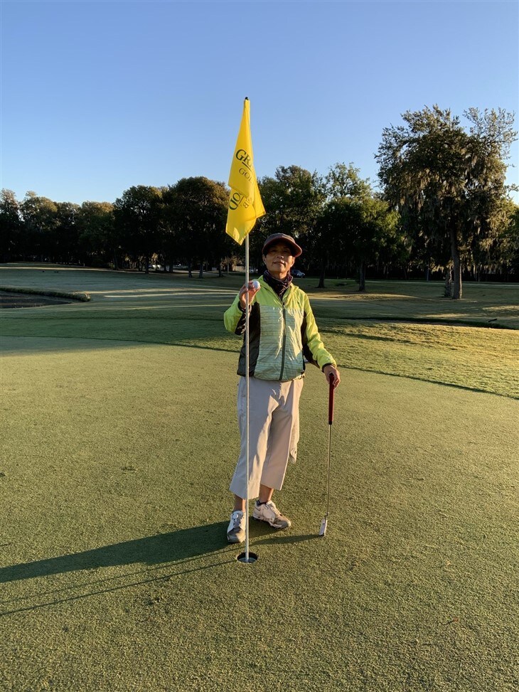 Hole in one with 3 Wood-133 yards
