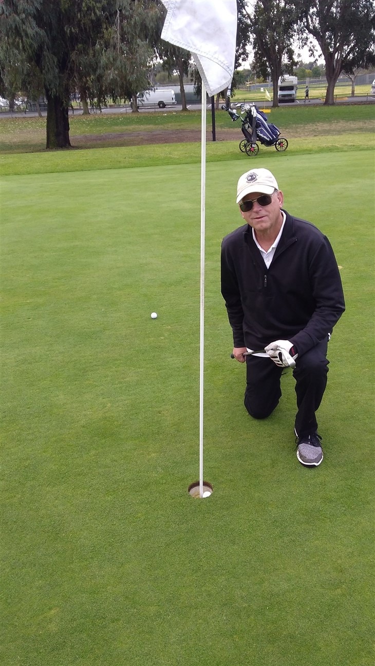 My Ball Is The One In The Hole!