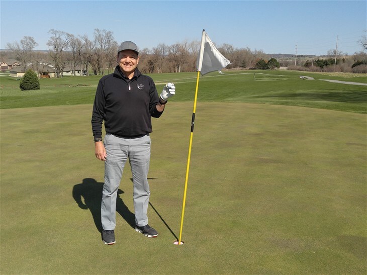 My first hole in one.