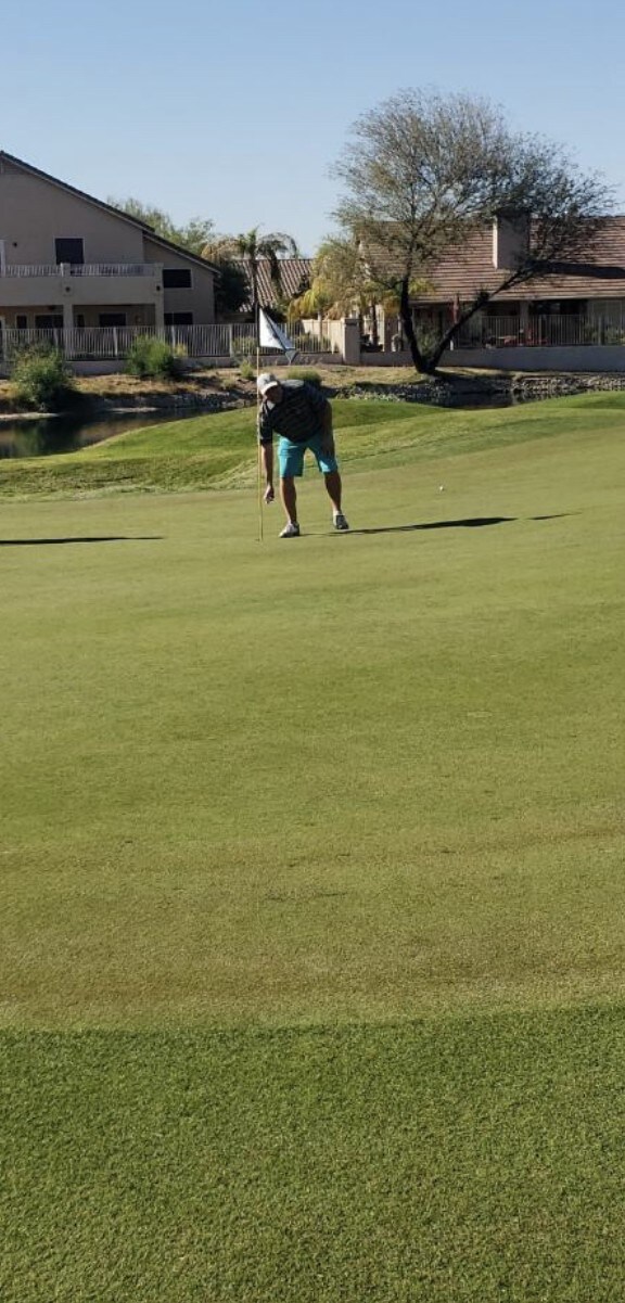 First hole in hole