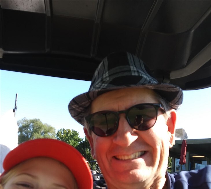 My Grand daughter golfing
