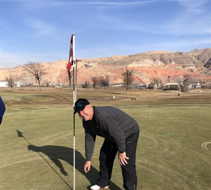Flushed 8 Iron