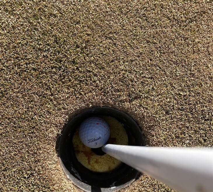 Bills hole in