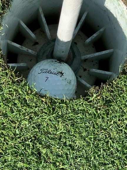 Hole in one was fun but another achievement was now within reach.
