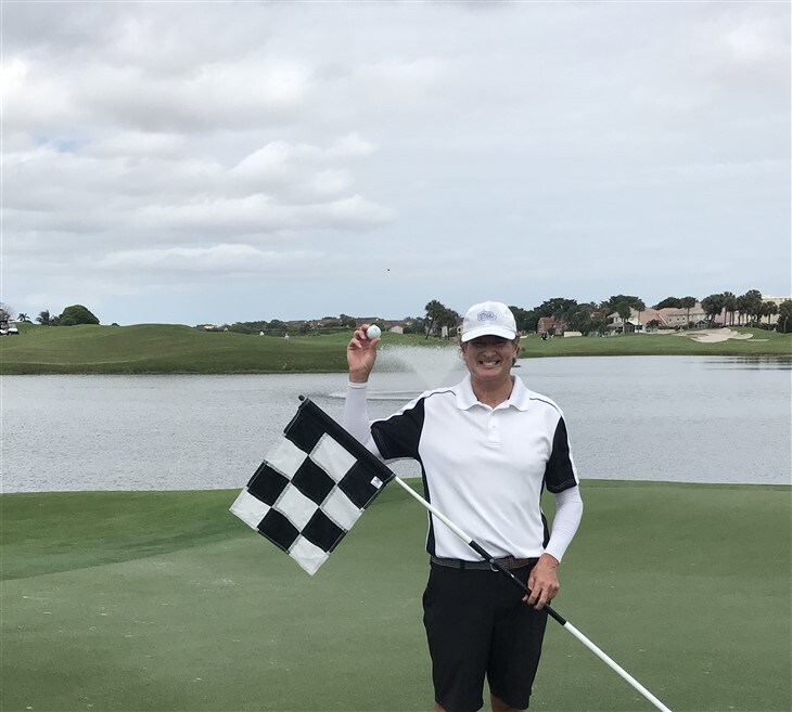 My first ever hole-in-one...